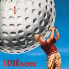 Poster Wilson Golfball Dimples 1952