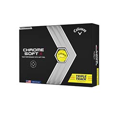 Artikelbild für Golfball - Callaway Chrome Soft X Triple Track Yellow