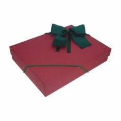 Artikelbild für Geschenkschachtel - Geschenkbox Dunkelrot