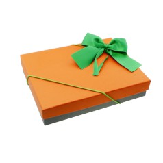 Artikelbild für Geschenkschachtel - Geschenkbox Orange-Grey