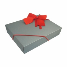 Artikelbild für Geschenkschachtel - Geschenkbox Silber