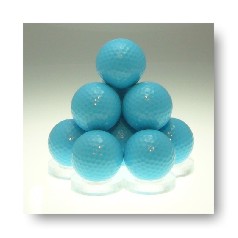 Hellblau Golfball ohne Hersteller-Beschriftung