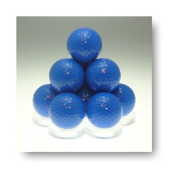 Mittelblau Golfball ohne Hersteller-Beschriftung