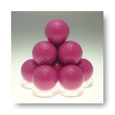 Pink Golfball ohne Hersteller-Beschriftung