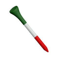 Artikelbild für Golftee - Golftee Grün-Weiss-Rot