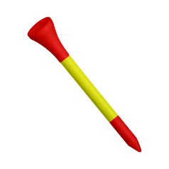 Artikelbild für Golftee - Golftee Rot-Gelb-Rot