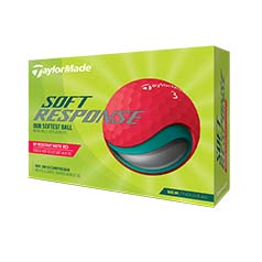 Artikelbild für Golfball - TaylorMade Soft Response Red