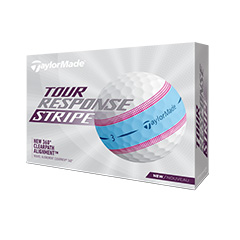 Artikelbild für Golfball - TaylorMade Tour Response Stripe Blue Pink
