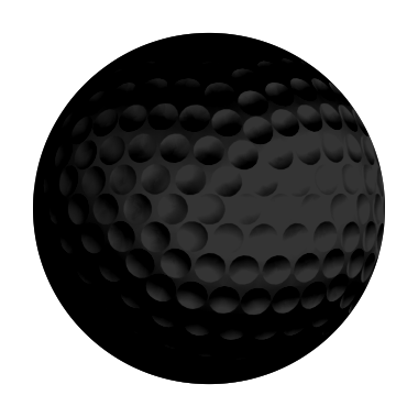 Darstellung des Golfballes als Hintergrund