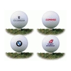 Golfbälle mit exemplarischen Logodruck