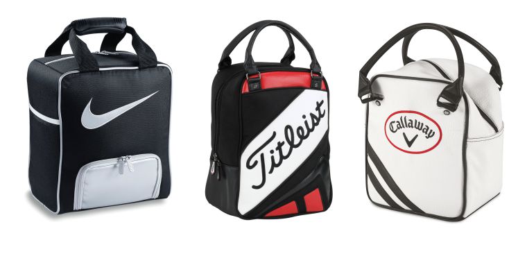 Golf-Ball-Taschen von diversen Herstellern.
